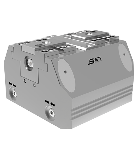 Pneumatic vise